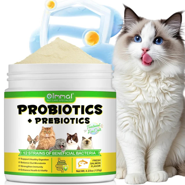 Dual-Strain Feline Probiotic Powder | Targeted Gut & Immune Support
